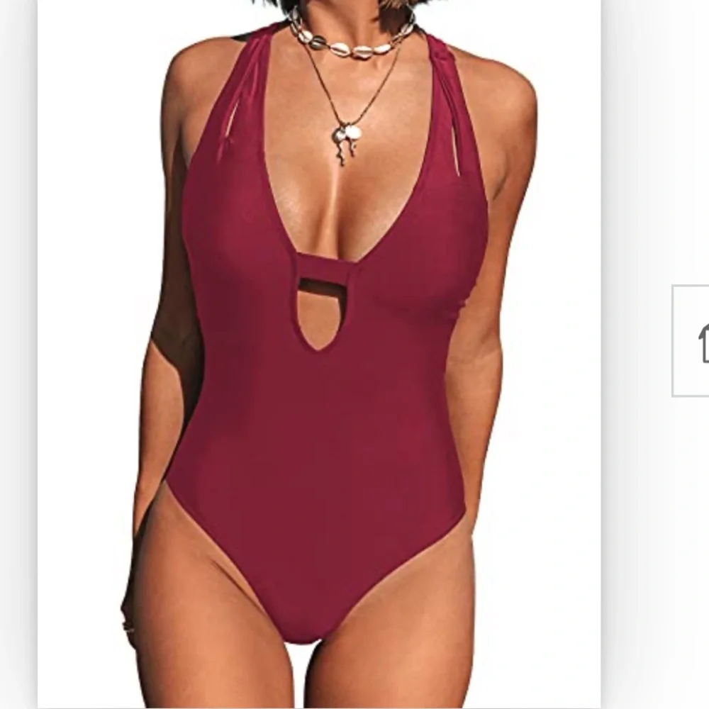 NWT cupshe one piece swimsuit size medium - Picture 1 of 5